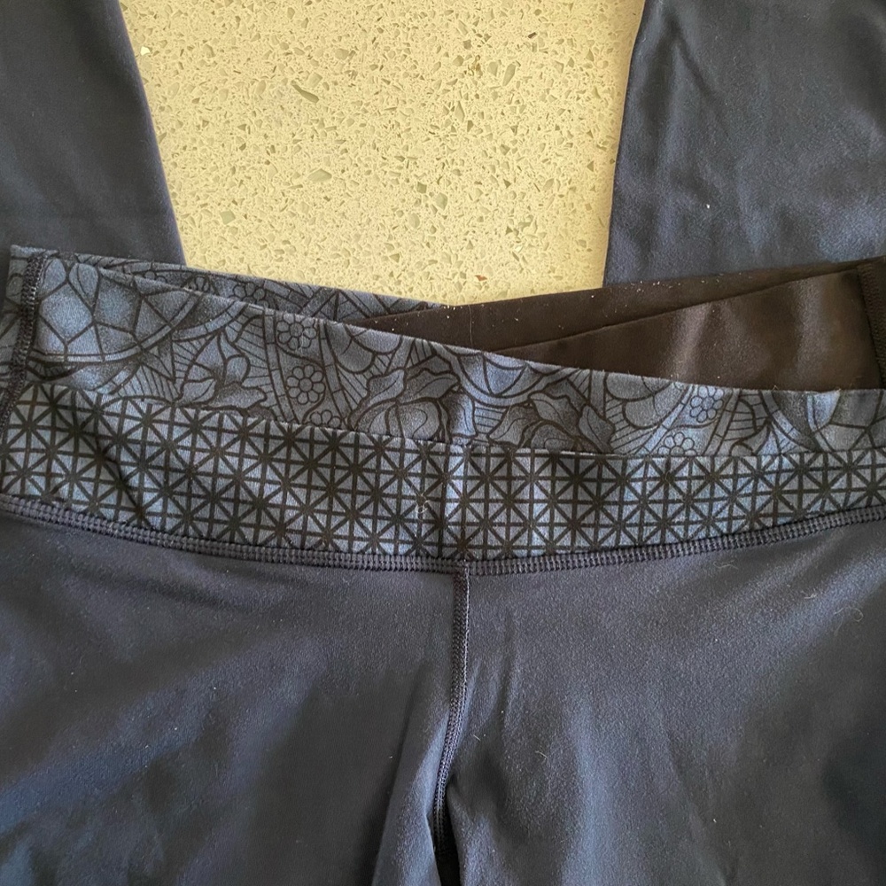 Lululemon wunder under - crossover waist - navy